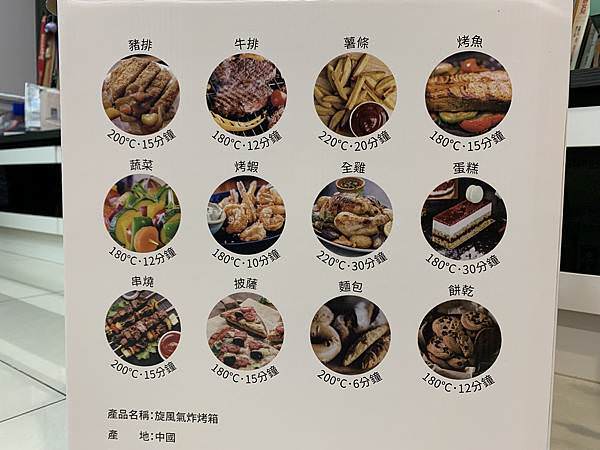 氣炸烤箱料理菜單