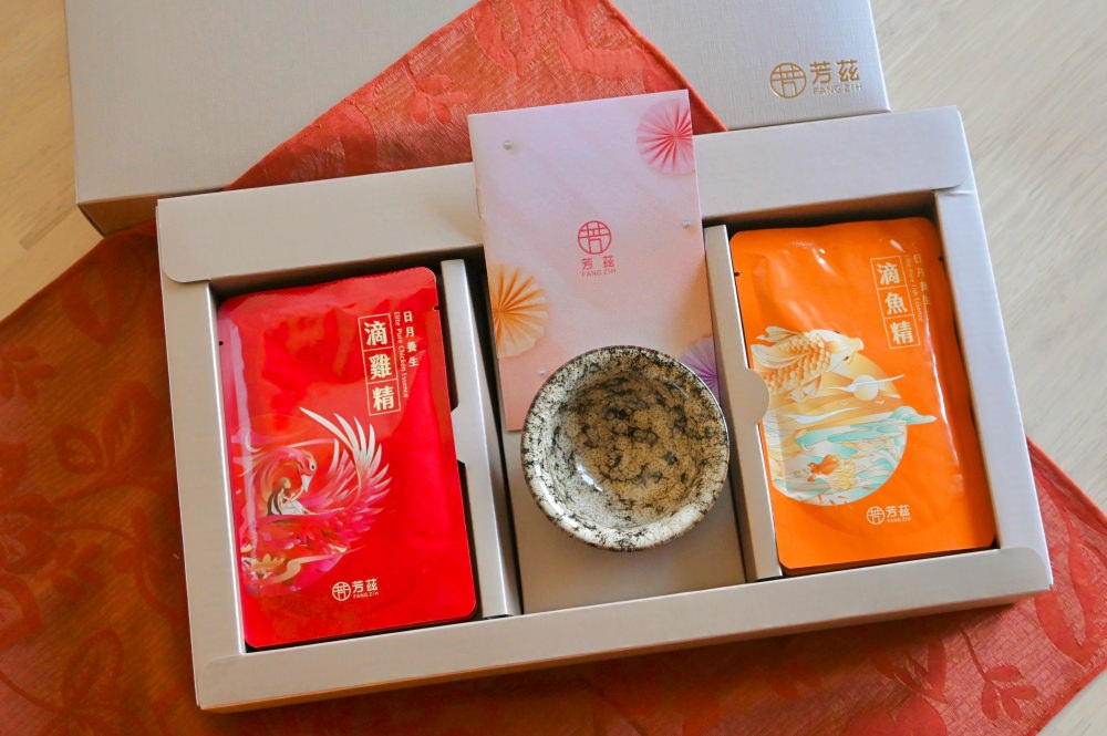 常溫滴雞精推薦|芳茲生技 日月養生雞魚新年禮盒,過年送禮推薦保健首選 - 第2張圖