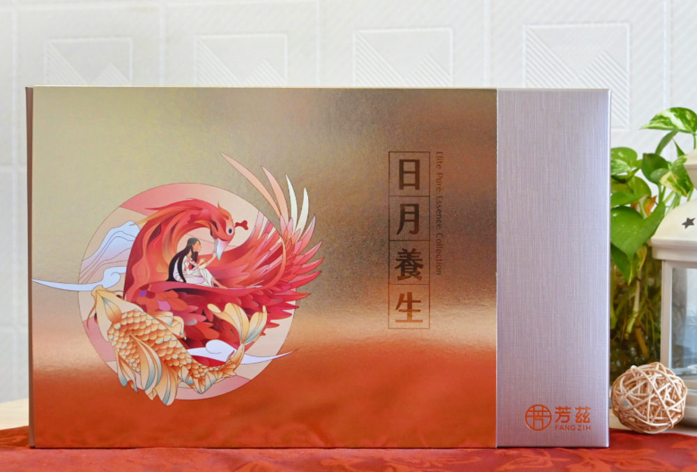 常溫滴雞精推薦|芳茲生技 日月養生雞魚新年禮盒,過年送禮推薦保健首選 - 第1張圖