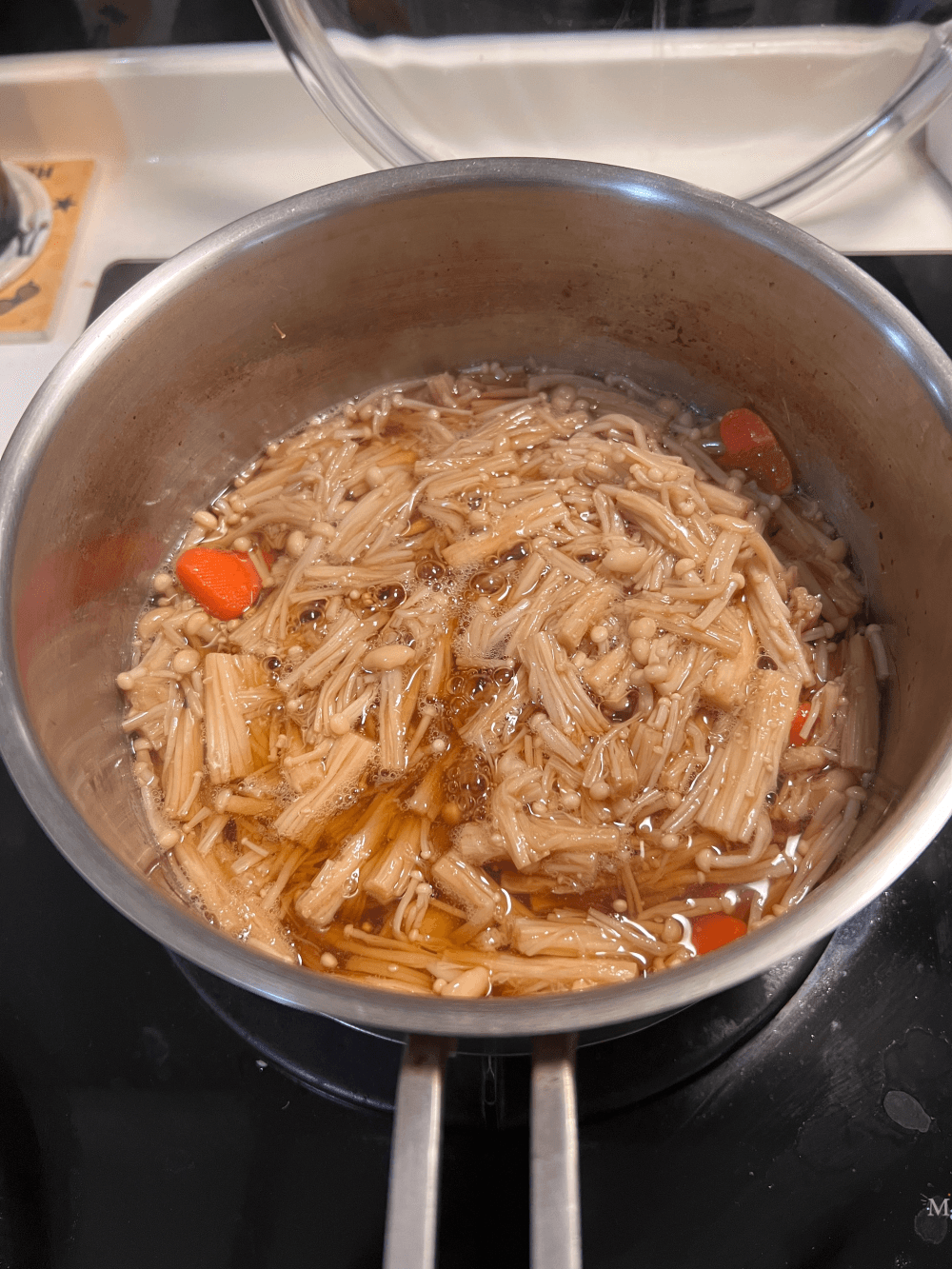 小菜食譜|佃煮金針菇|日式涼拌小菜-醬油金針菇,冷熱吃都美味 - 第4張圖