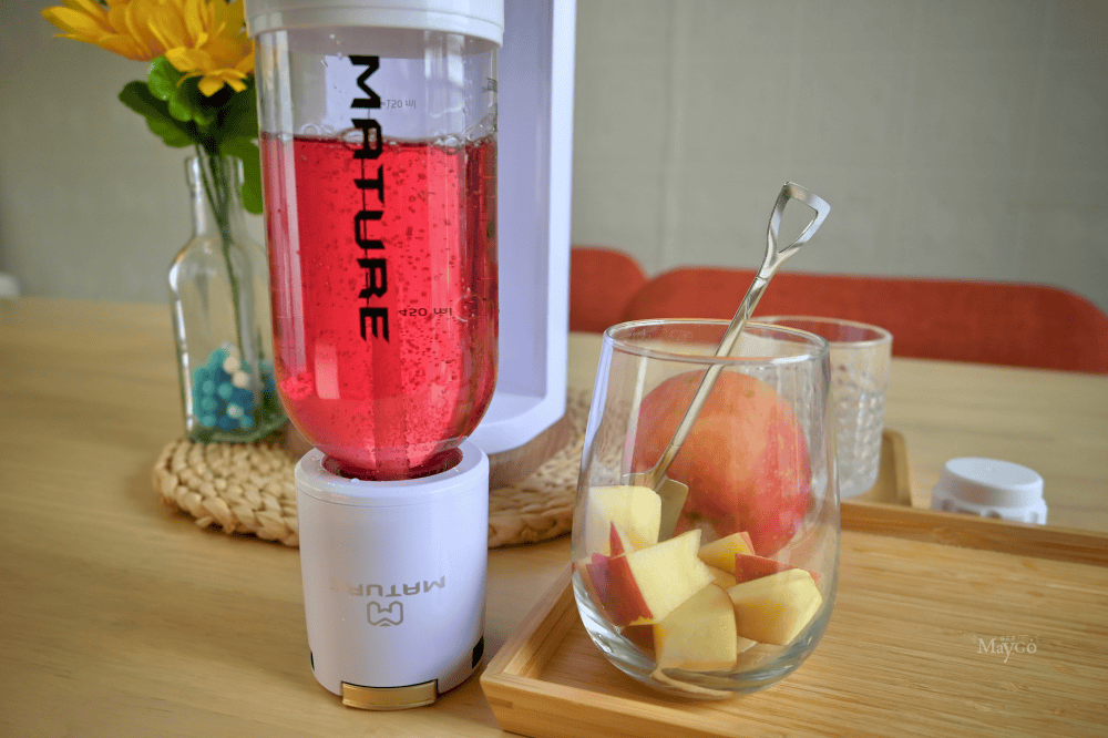 美萃MATURE氣泡水機|居家飲料輕鬆做,可打果汁的氣泡機,省錢健康無負擔 - 第24張圖